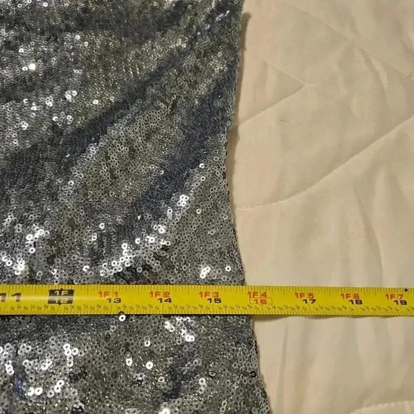 Melrose & Market Blue sequins mini dress Size small - Picture 10 of 12